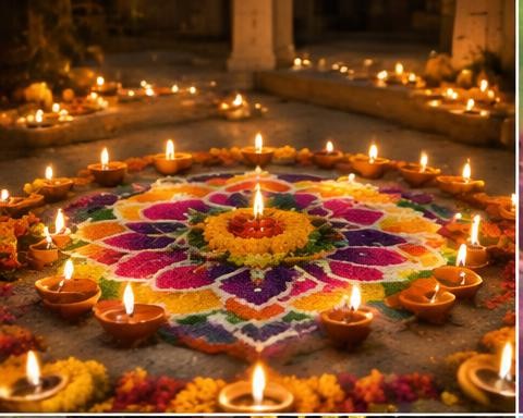 Diwali celebration